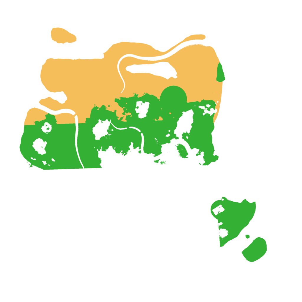 Biome Rust Map: Procedural Map, Size: 3000, Seed: 13714