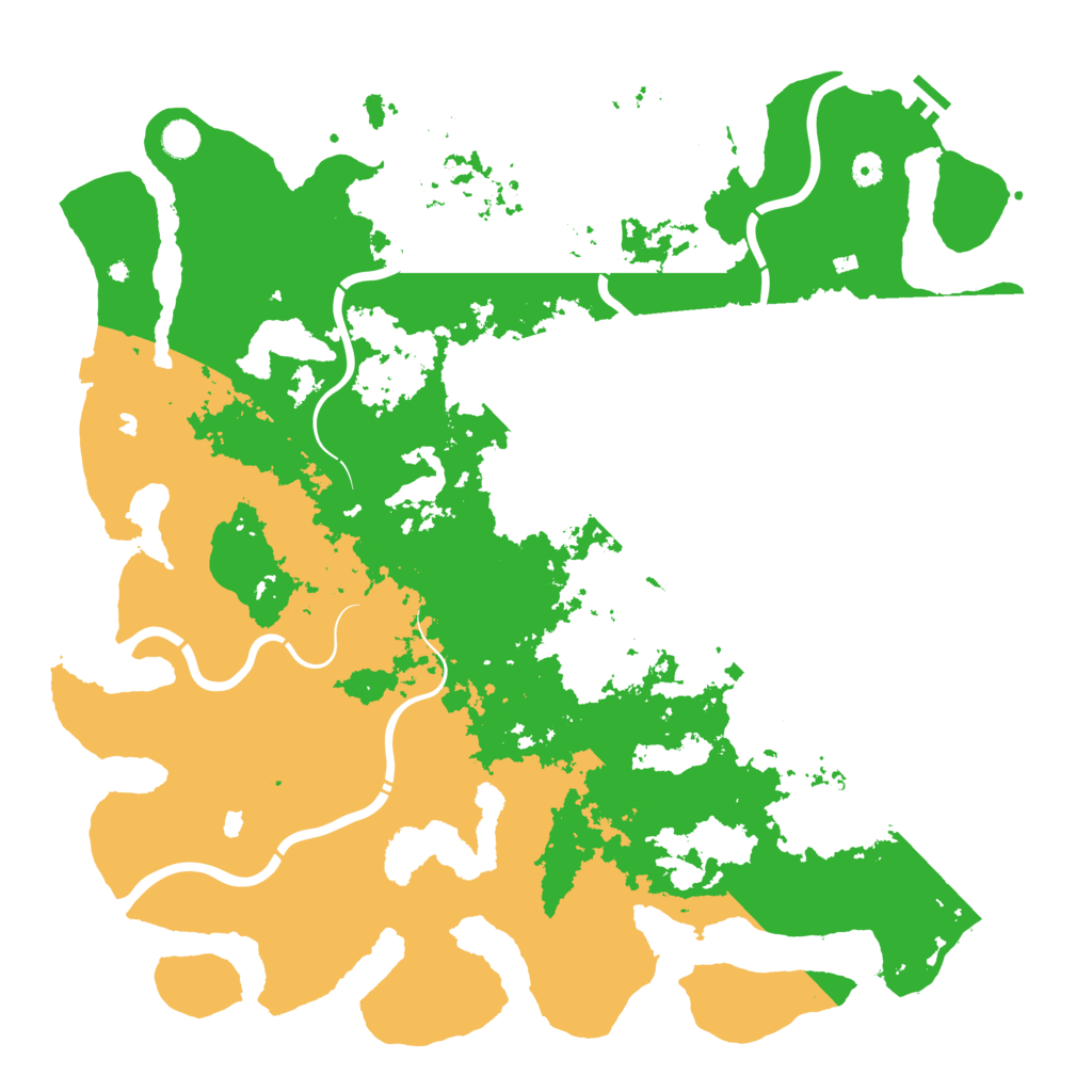Biome Rust Map: Procedural Map, Size: 5000, Seed: 10072023