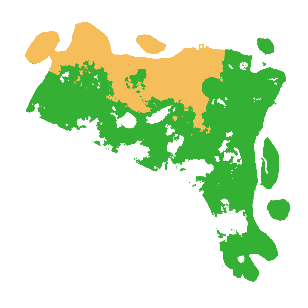 Biome Rust Map: Procedural Map, Size: 3900, Seed: 9157344
