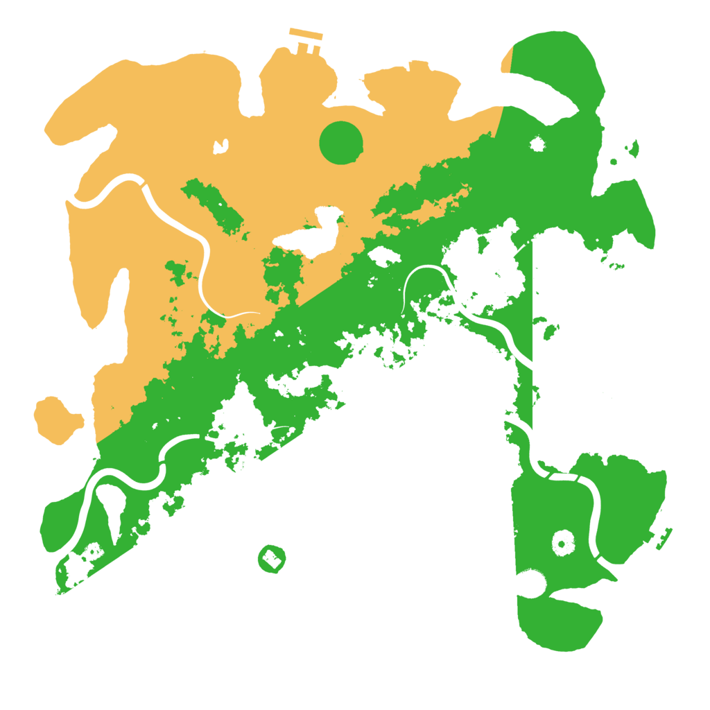 Biome Rust Map: Procedural Map, Size: 4300, Seed: 16044636
