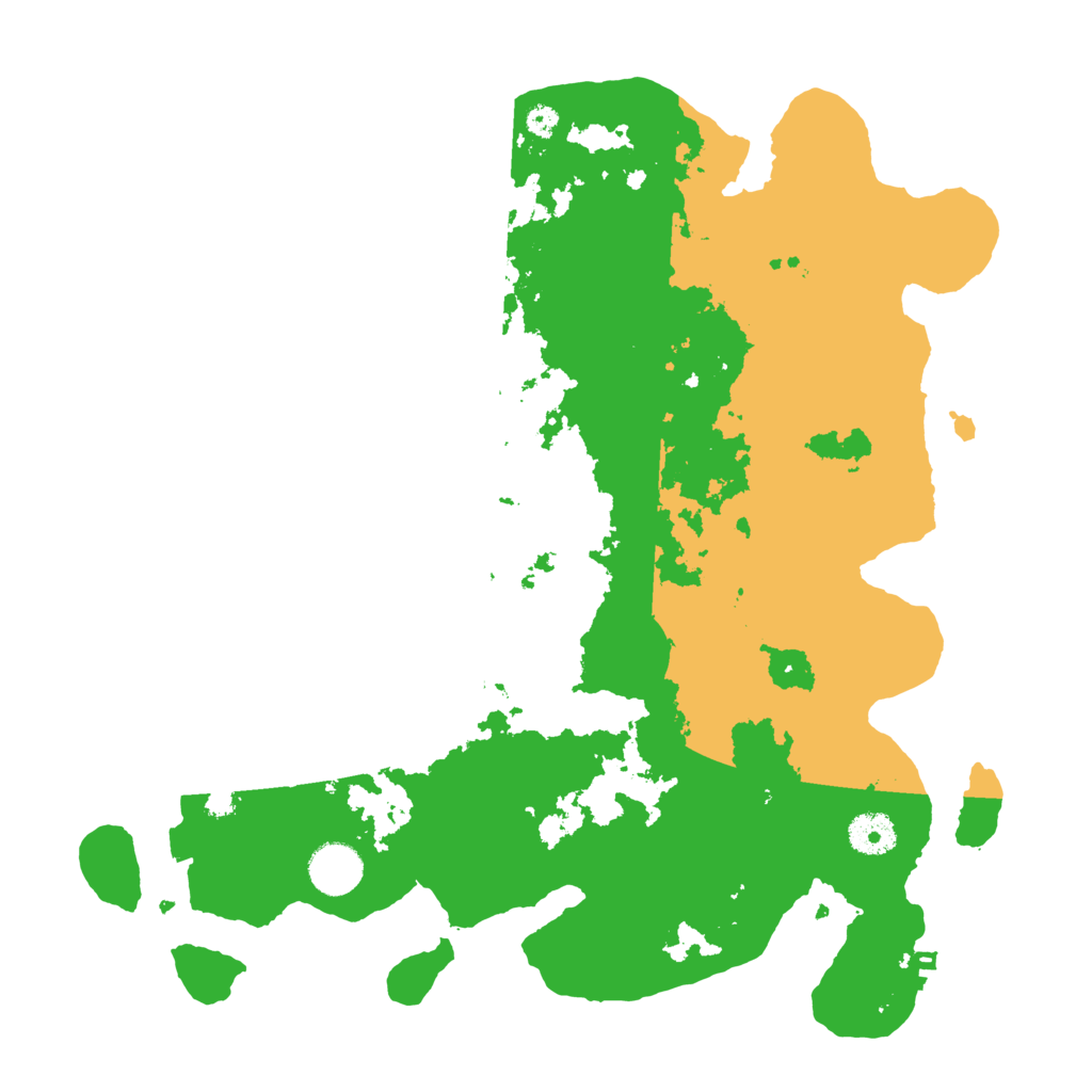Biome Rust Map: Procedural Map, Size: 3650, Seed: 52609707