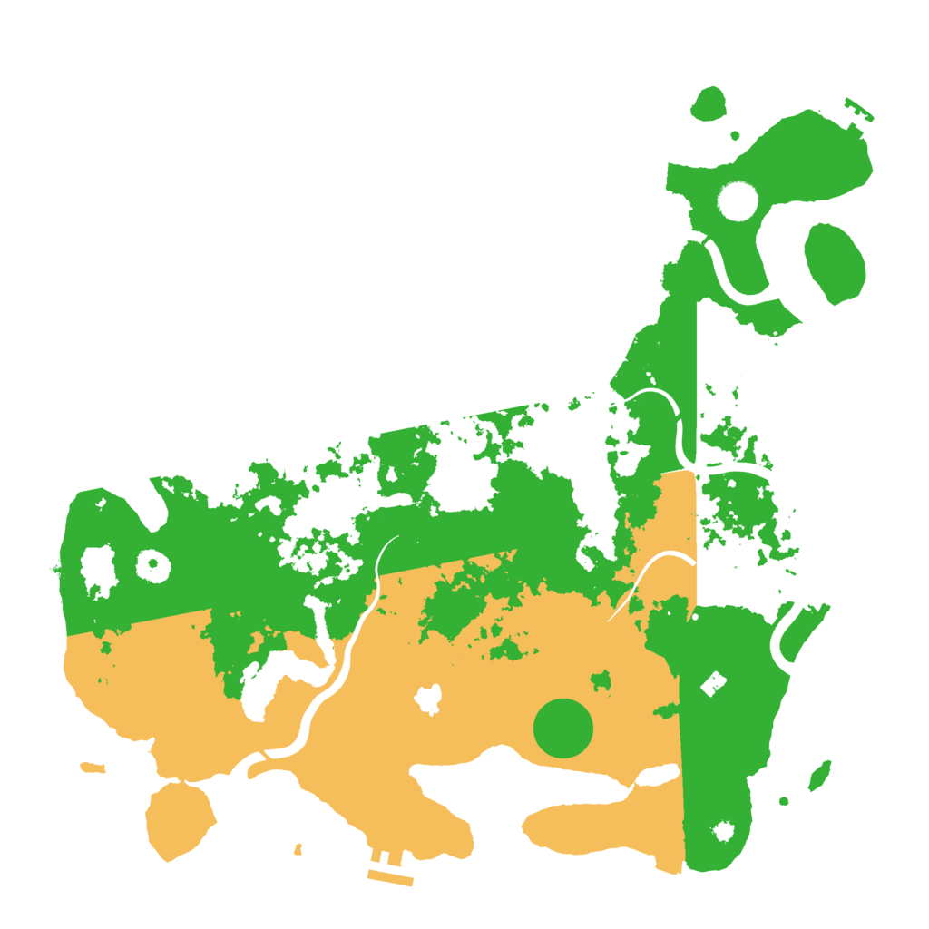 Biome Rust Map: Procedural Map, Size: 4100, Seed: 2105754