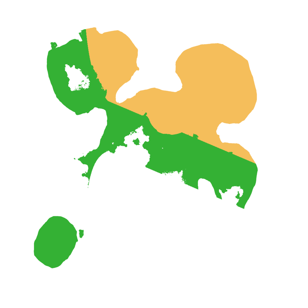 Biome Rust Map: Procedural Map, Size: 2000, Seed: 851693