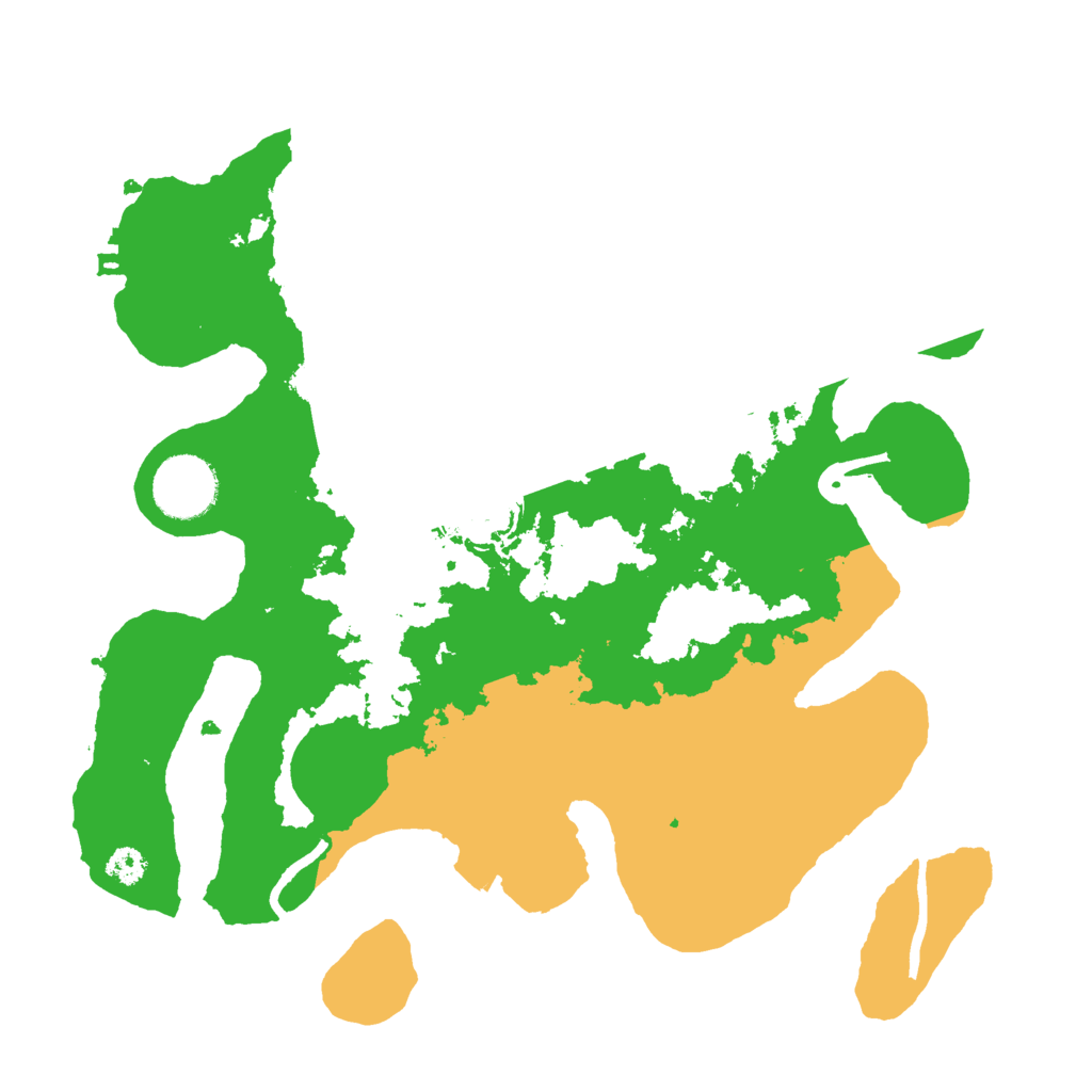 Biome Rust Map: Procedural Map, Size: 3000, Seed: 6846541