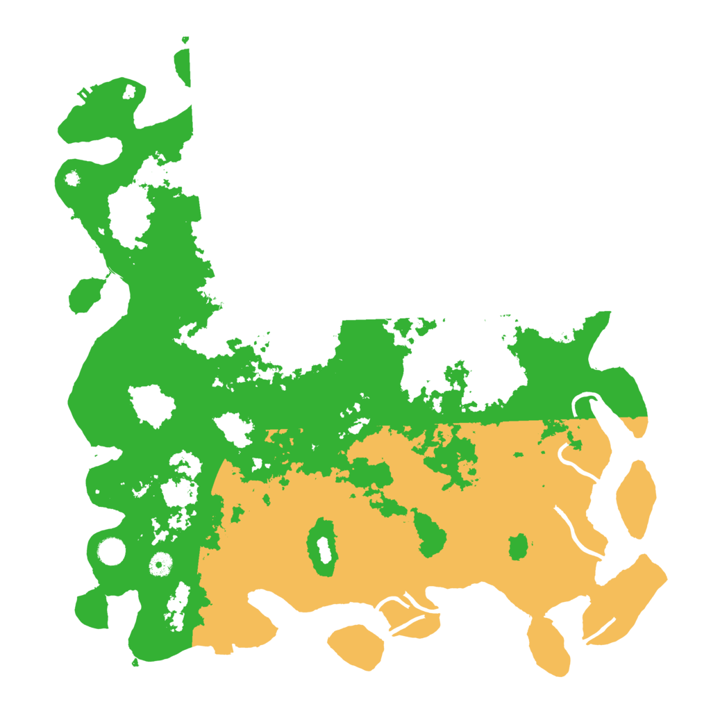 Biome Rust Map: Procedural Map, Size: 4500, Seed: 460291752