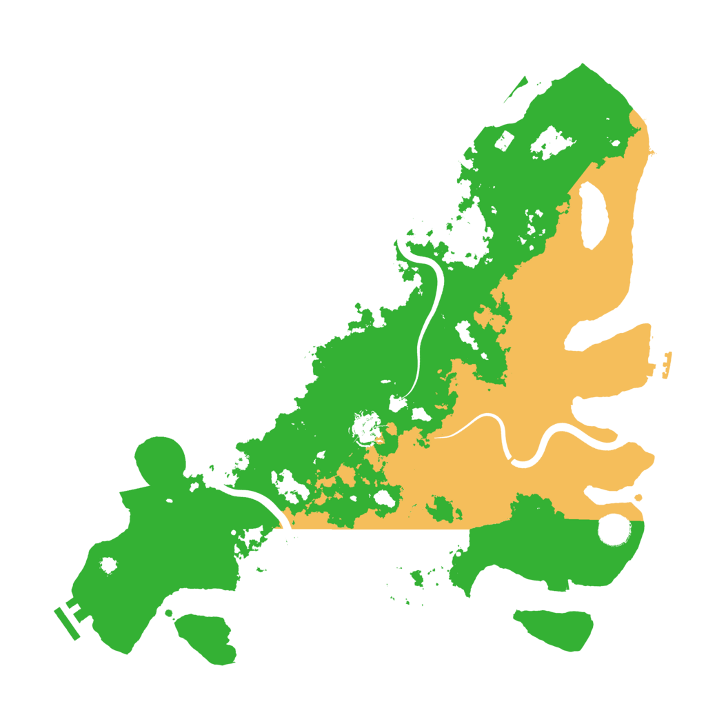 Biome Rust Map: Procedural Map, Size: 3900, Seed: 99095970