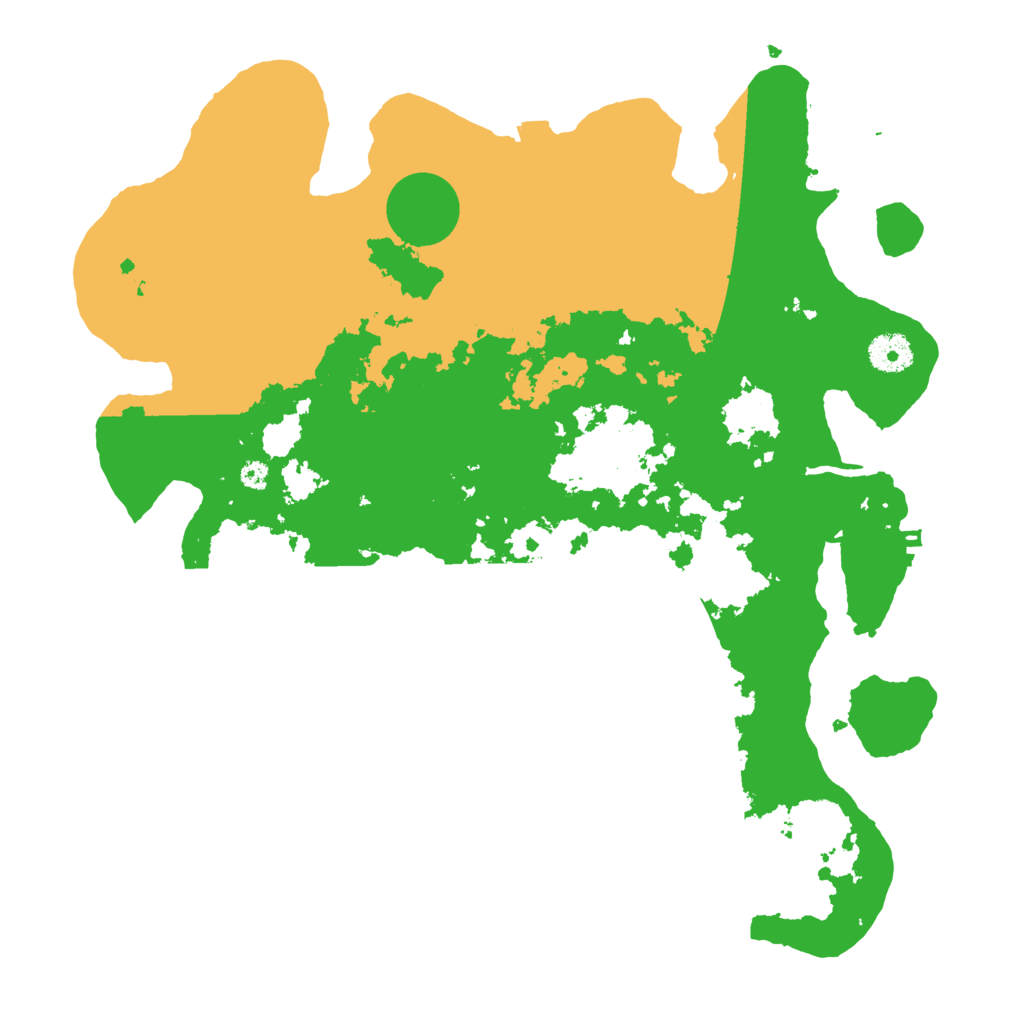 Biome Rust Map: Procedural Map, Size: 3700, Seed: 20282110