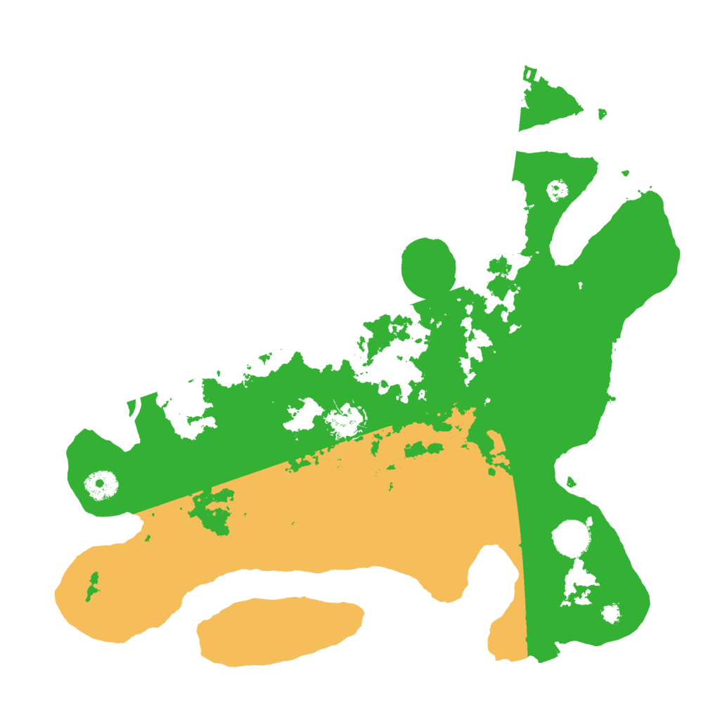 Biome Rust Map: Procedural Map, Size: 3500, Seed: 1043029531