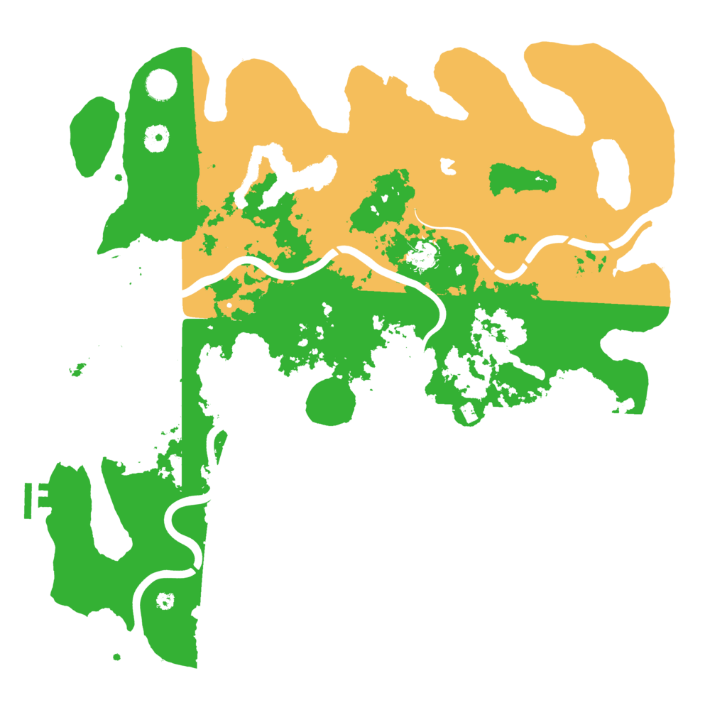 Biome Rust Map: Procedural Map, Size: 4100, Seed: 37892710
