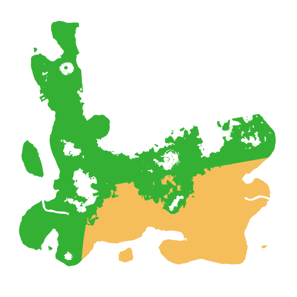 Biome Rust Map: Procedural Map, Size: 3400, Seed: 33340498