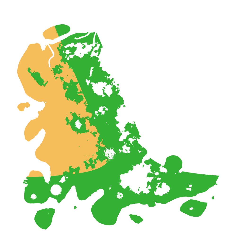 Biome Rust Map: Procedural Map, Size: 3900, Seed: 9816889