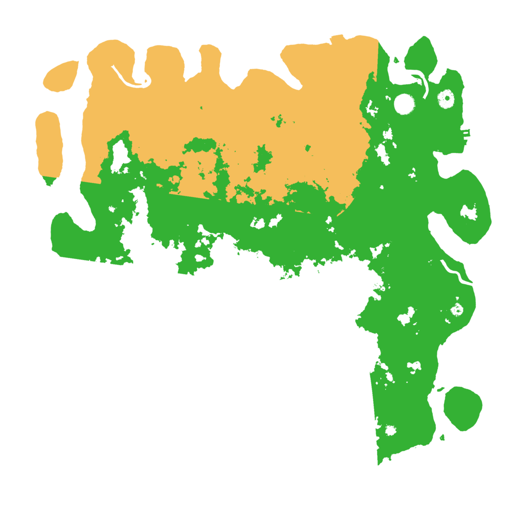 Biome Rust Map: Procedural Map, Size: 4400, Seed: 91829180
