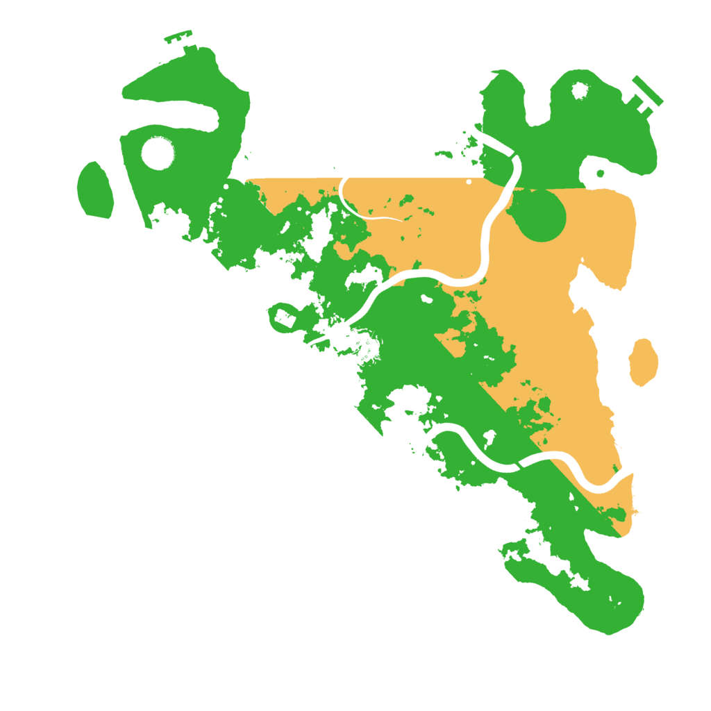 Biome Rust Map: Procedural Map, Size: 3800, Seed: 73629466