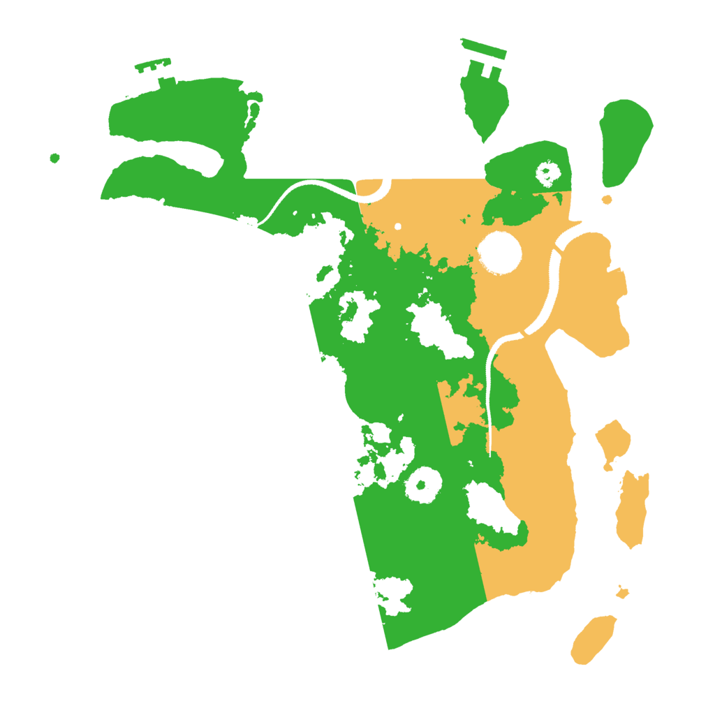 Biome Rust Map: Procedural Map, Size: 3000, Seed: 9061985