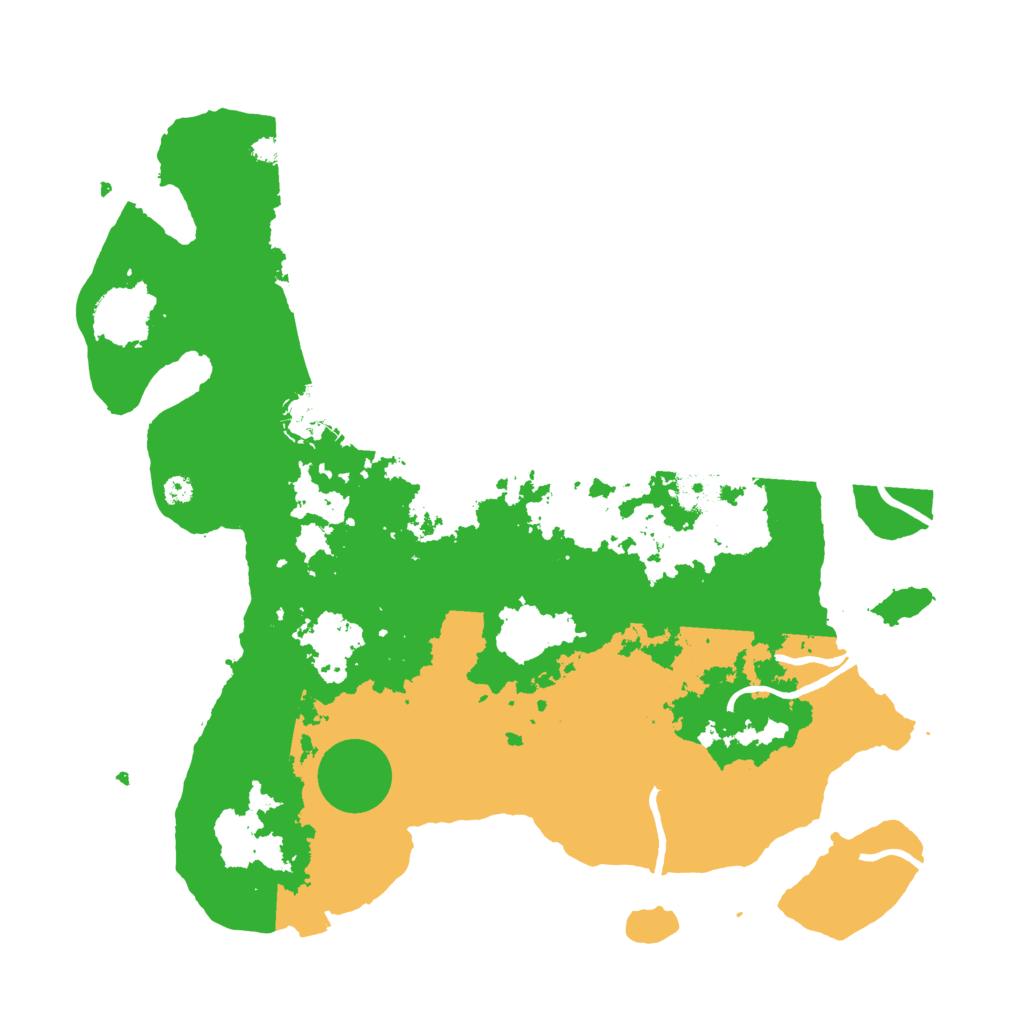 Biome Rust Map: Procedural Map, Size: 3650, Seed: 65976407