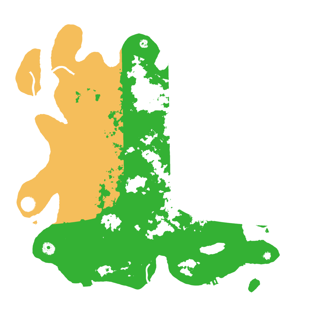 Biome Rust Map: Procedural Map, Size: 3700, Seed: 87385836