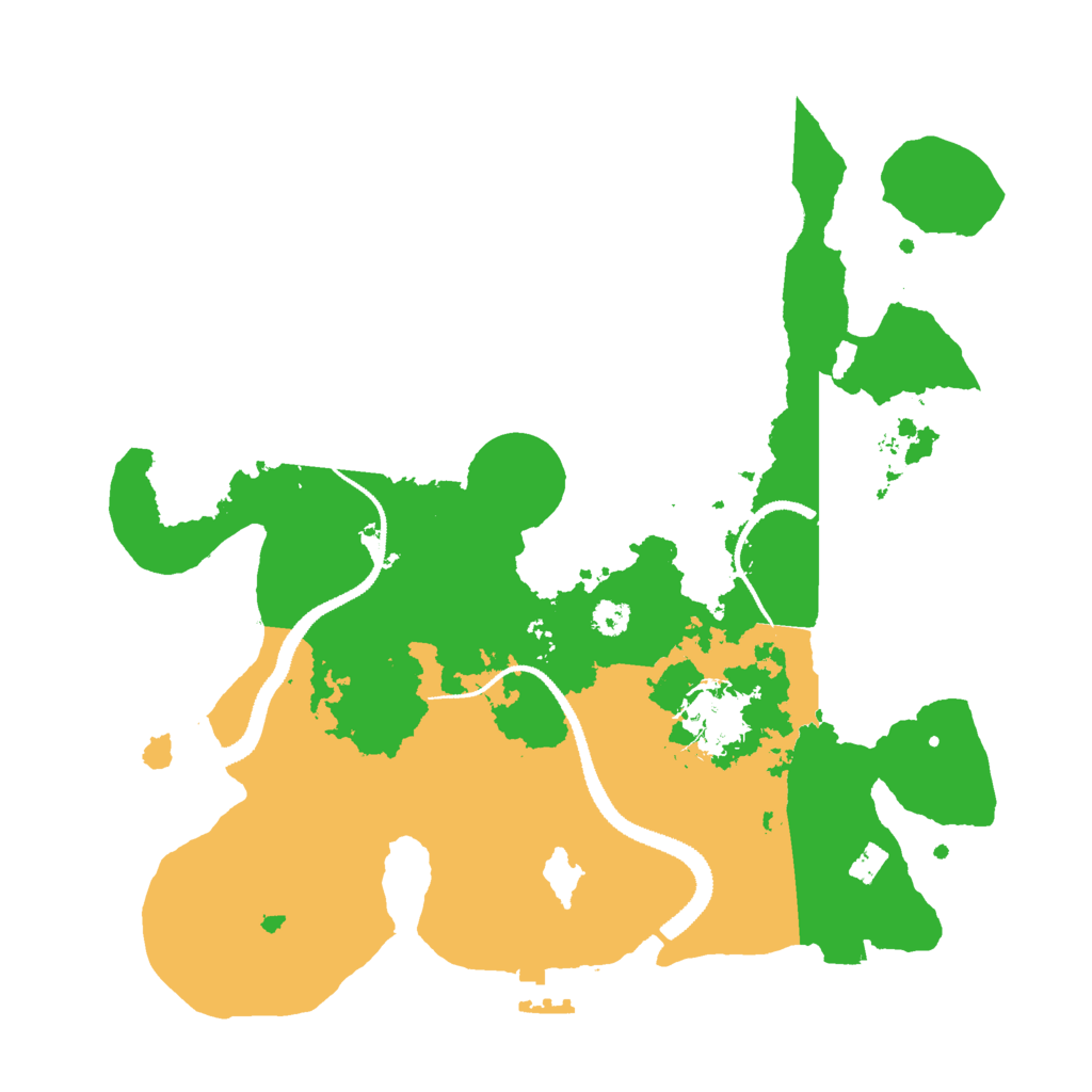 Biome Rust Map: Procedural Map, Size: 3000, Seed: 112165311