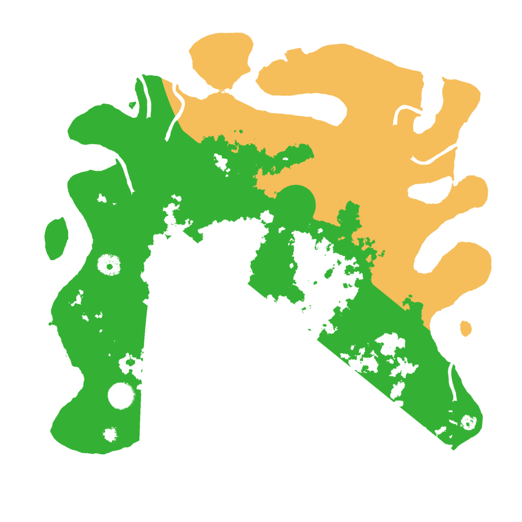 Biome Rust Map: Procedural Map, Size: 3500, Seed: 182414231