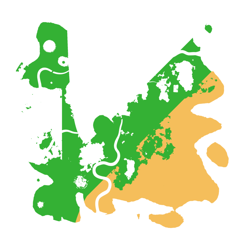 Biome Rust Map: Procedural Map, Size: 3550, Seed: 60492501