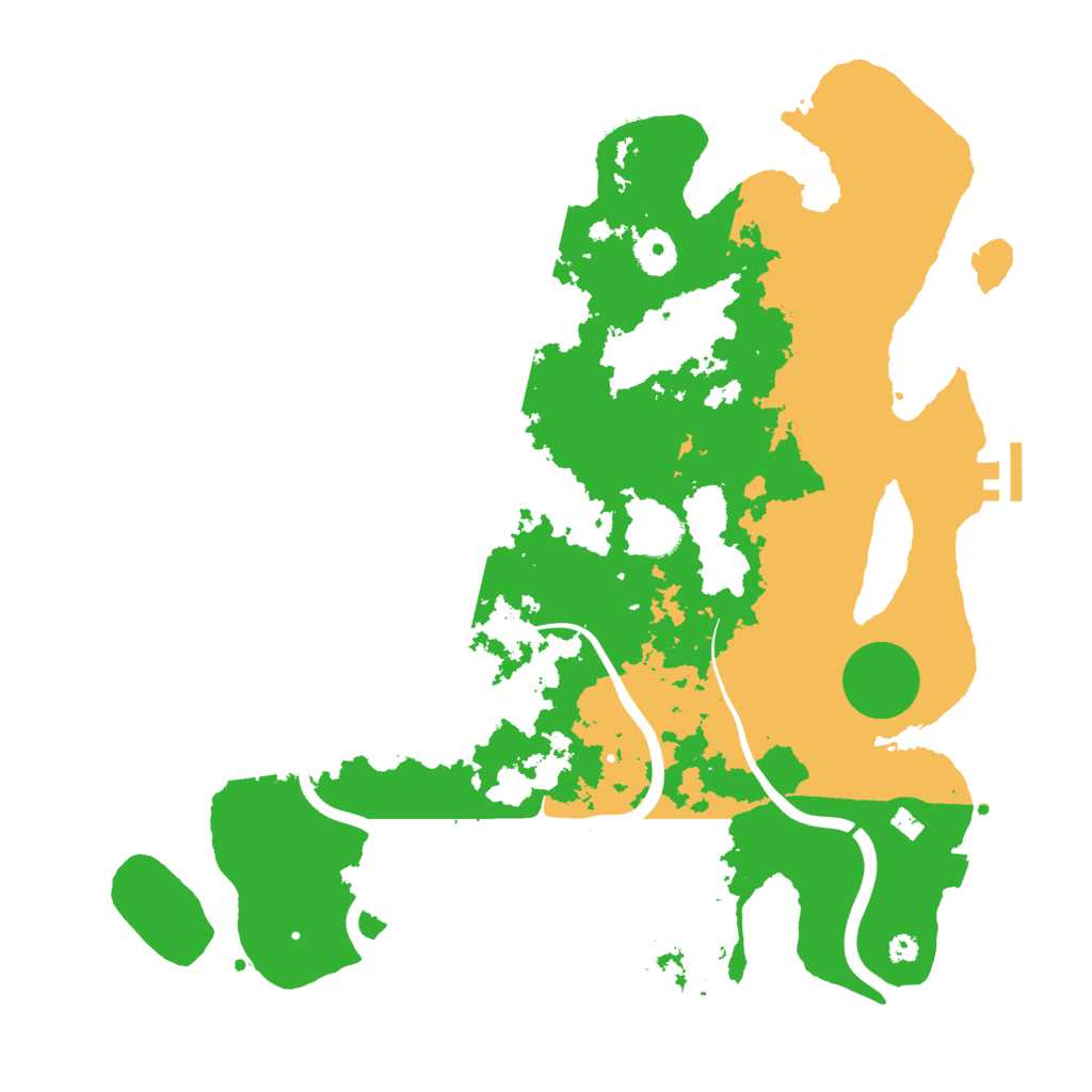Biome Rust Map: Procedural Map, Size: 3750, Seed: 136093557