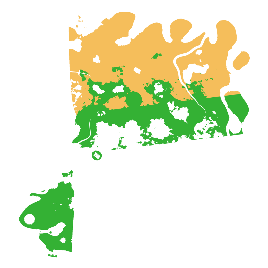 Biome Rust Map: Procedural Map, Size: 4500, Seed: 731164363