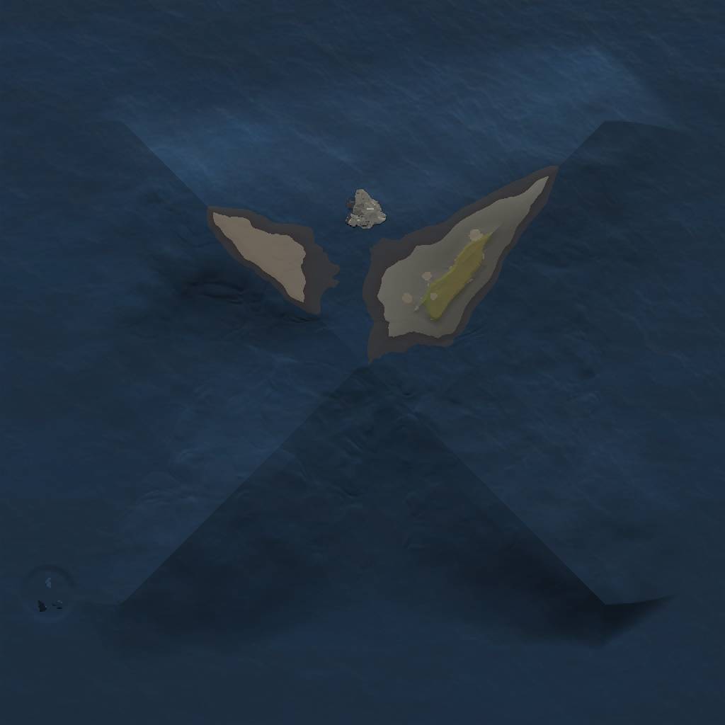 Rust Map: Procedural Map, Size: 1000, Seed: 1544490226, 3 Monuments