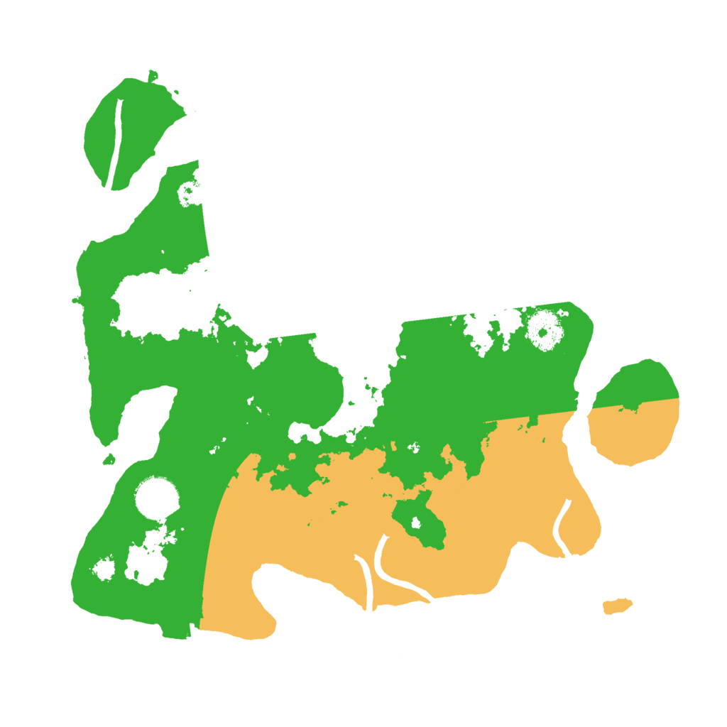 Biome Rust Map: Procedural Map, Size: 3000, Seed: 621952908