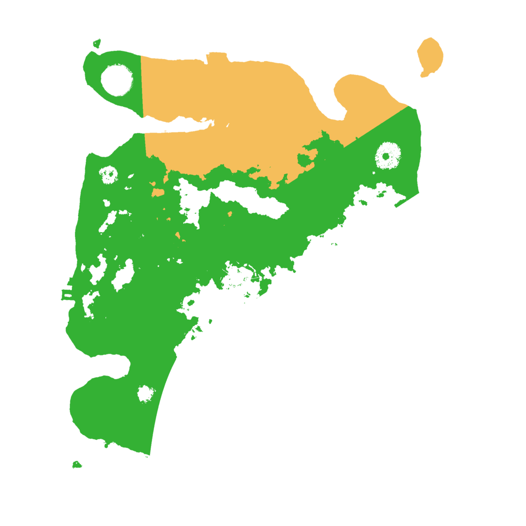 Biome Rust Map: Procedural Map, Size: 3000, Seed: 121998396