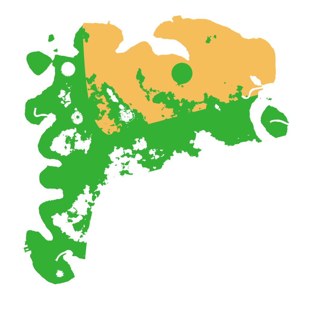 Biome Rust Map: Procedural Map, Size: 3900, Seed: 41971032