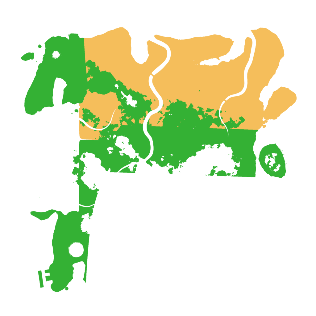 Biome Rust Map: Procedural Map, Size: 3750, Seed: 48214474