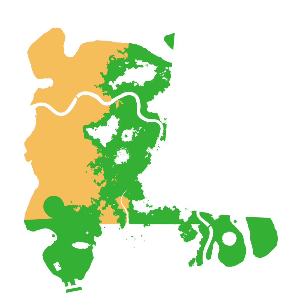 Biome Rust Map: Procedural Map, Size: 3800, Seed: 85140248