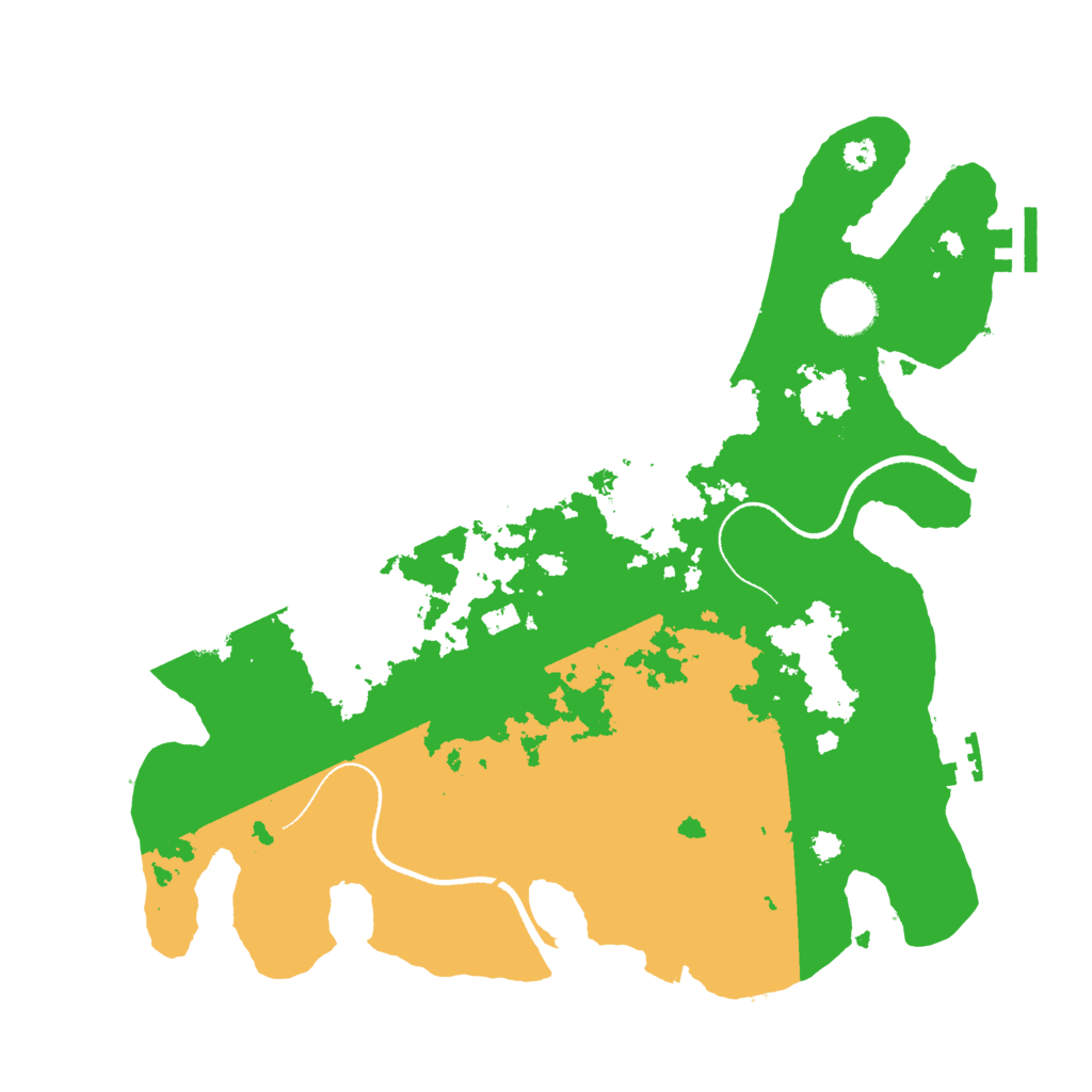 Biome Rust Map: Procedural Map, Size: 3400, Seed: 87401978