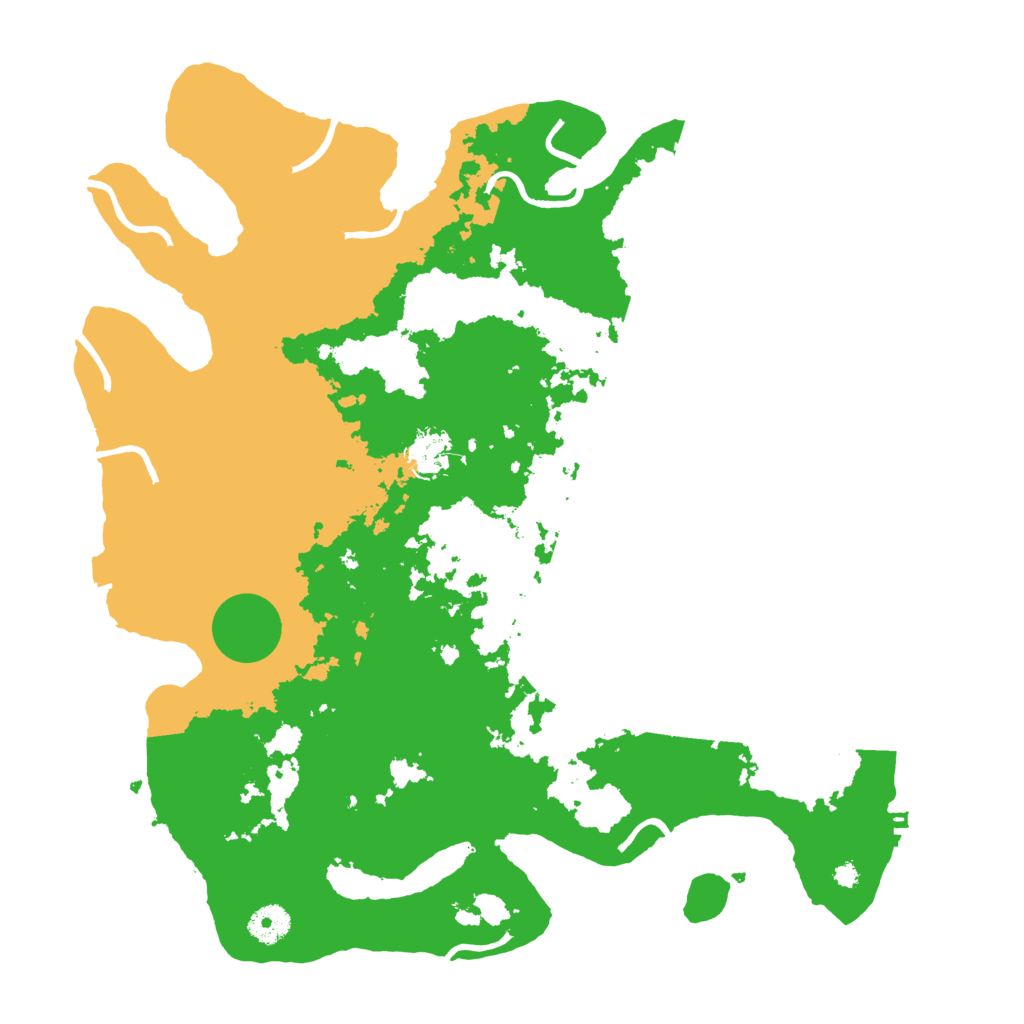 Biome Rust Map: Procedural Map, Size: 3900, Seed: 31485922