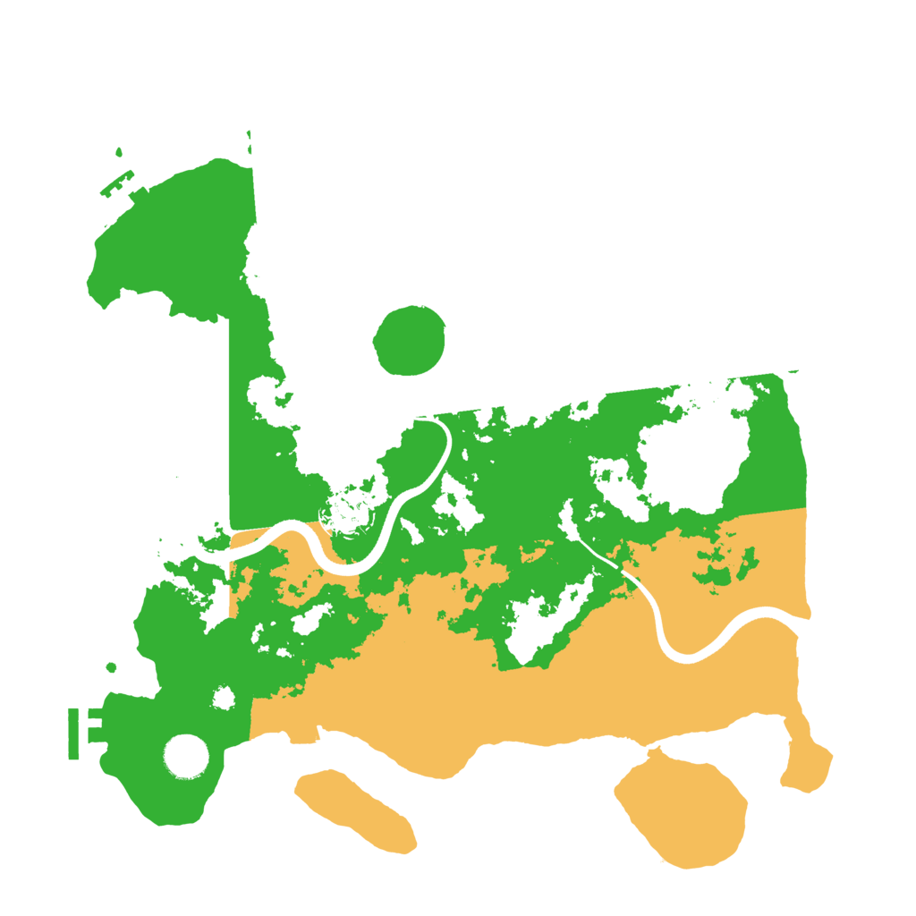 Biome Rust Map: Procedural Map, Size: 3600, Seed: 16519702
