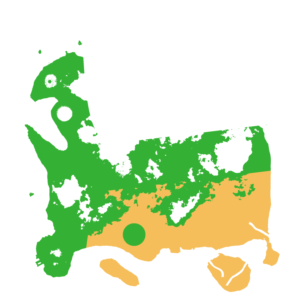 Biome Rust Map: Procedural Map, Size: 3600, Seed: 16519702