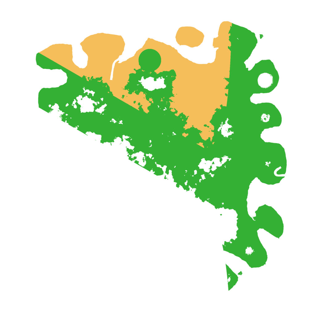 Biome Rust Map: Procedural Map, Size: 3700, Seed: 74630688