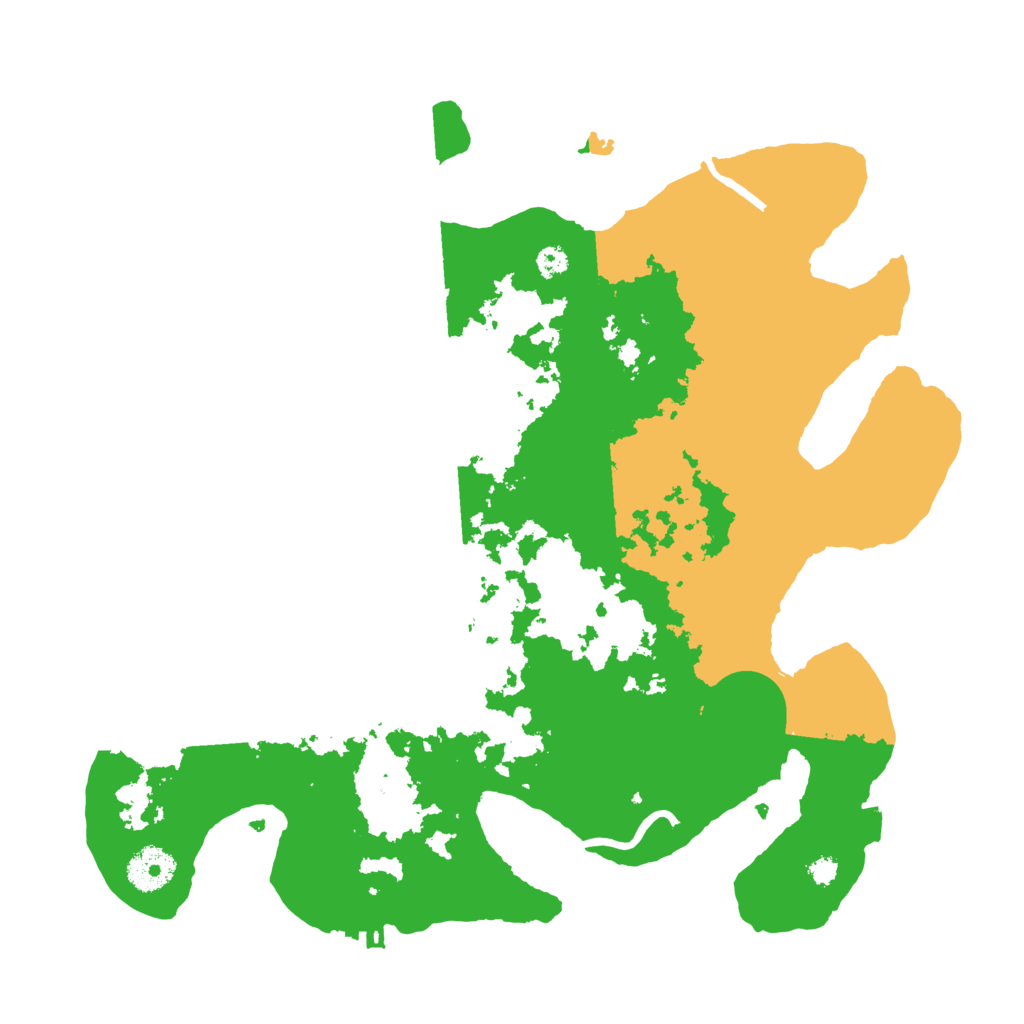 Biome Rust Map: Procedural Map, Size: 3400, Seed: 54834259