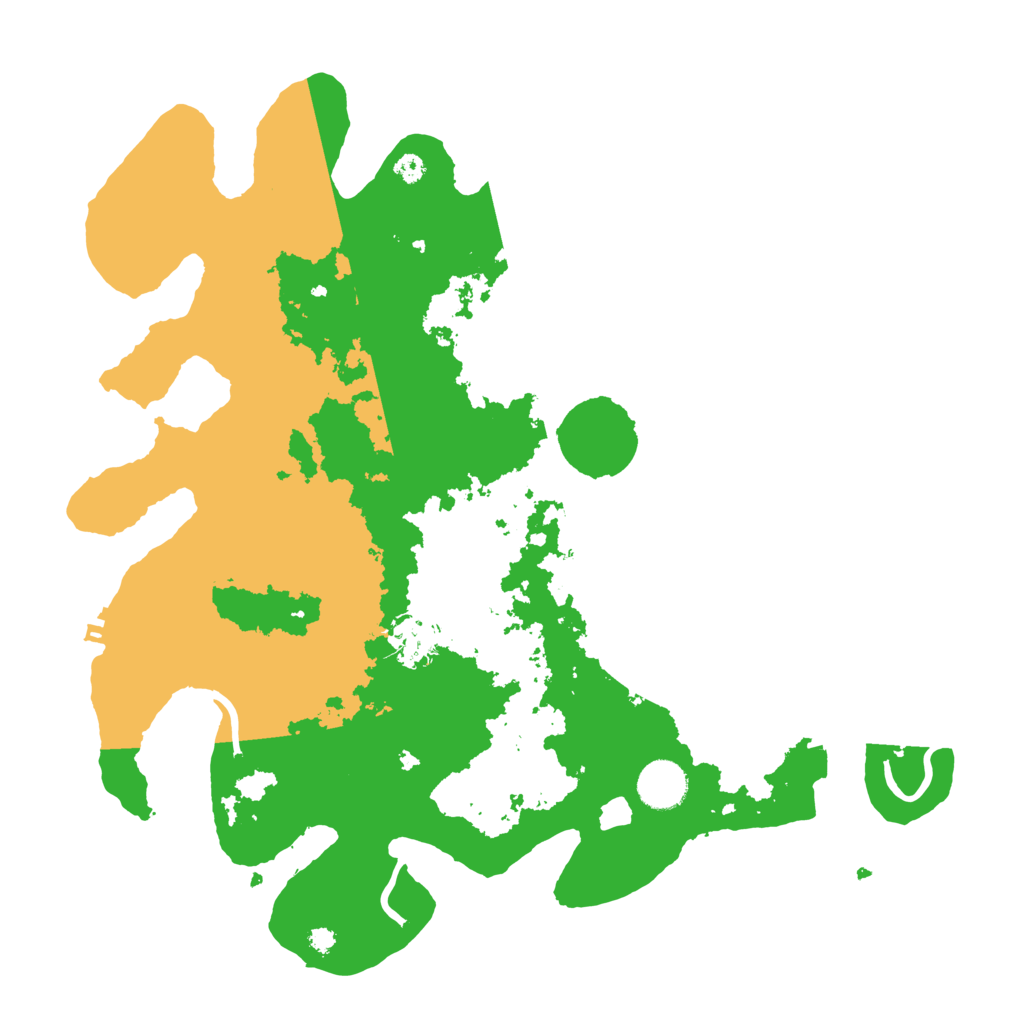 Biome Rust Map: Procedural Map, Size: 3650, Seed: 19249055