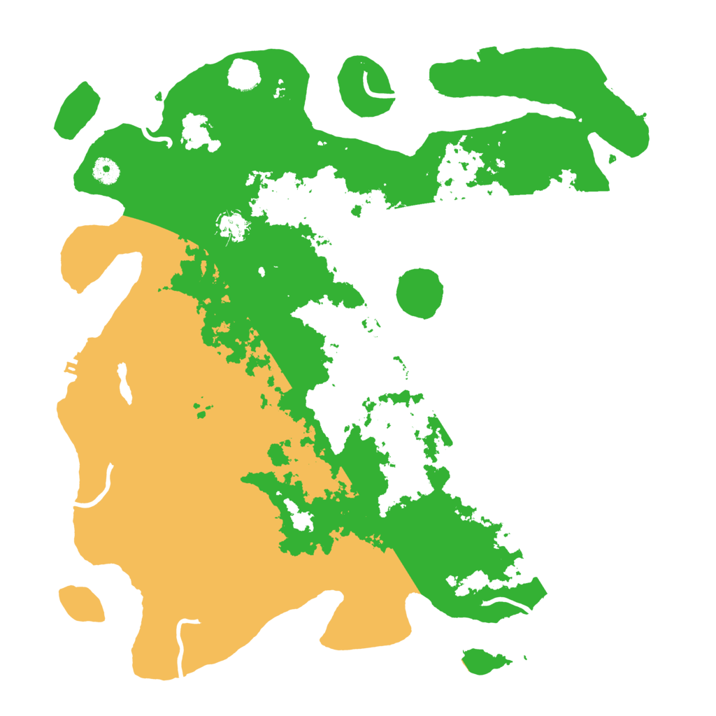 Biome Rust Map: Procedural Map, Size: 4100, Seed: 80930081