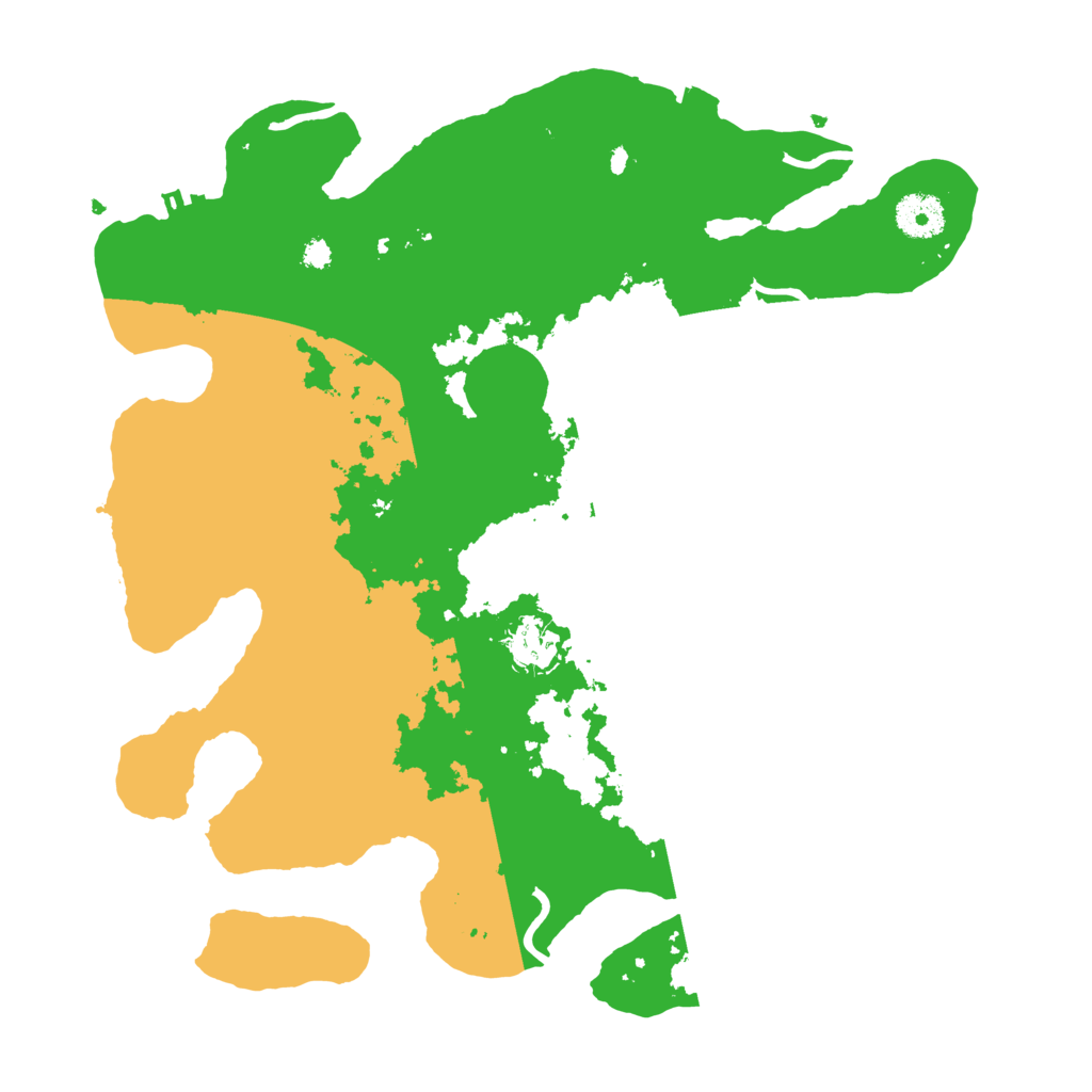 Biome Rust Map: Procedural Map, Size: 3500, Seed: 12501859