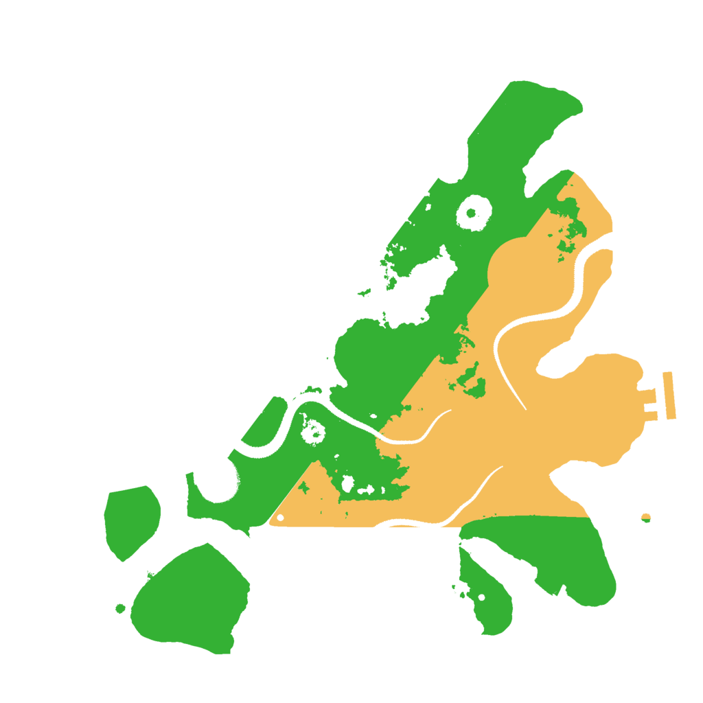 Biome Rust Map: Procedural Map, Size: 3000, Seed: 297970516