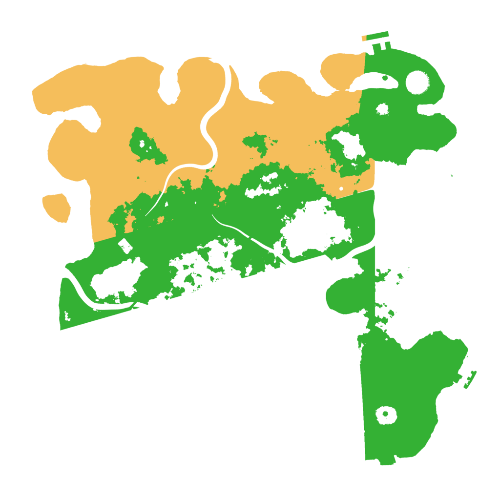 Biome Rust Map: Procedural Map, Size: 3750, Seed: 21153418