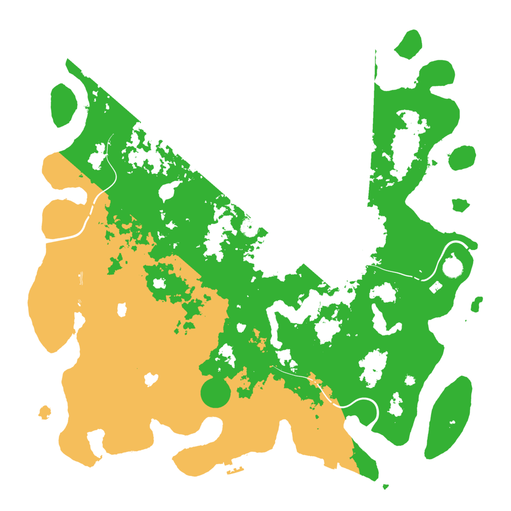 Biome Rust Map: Procedural Map, Size: 4500, Seed: 656006588