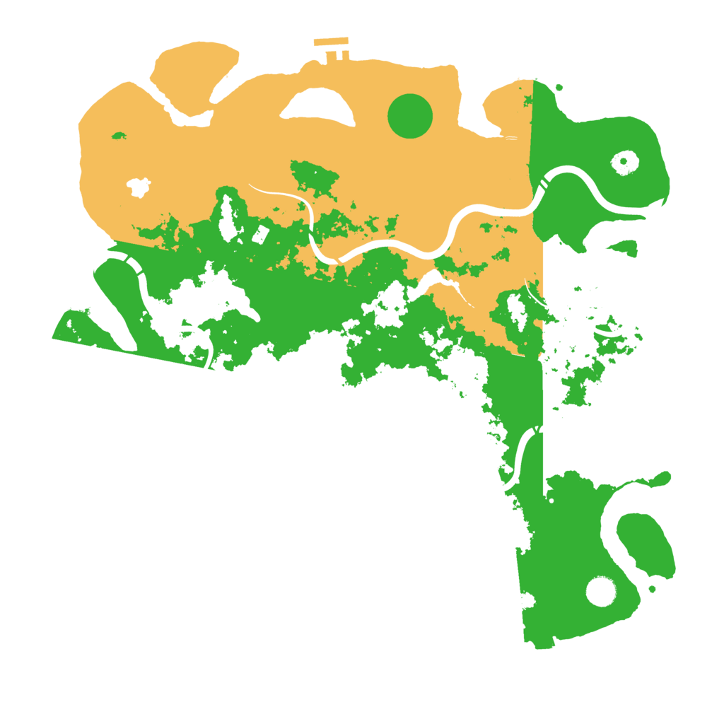 Biome Rust Map: Procedural Map, Size: 4250, Seed: 52254891