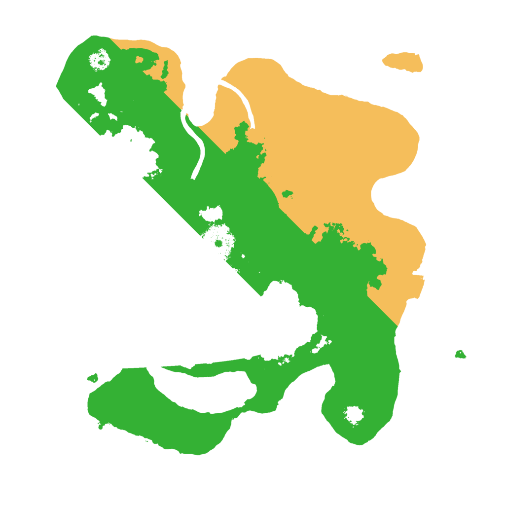 Biome Rust Map: Procedural Map, Size: 2500, Seed: 356613777