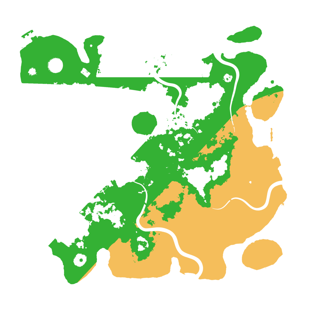 Biome Rust Map: Procedural Map, Size: 3650, Seed: 28797957