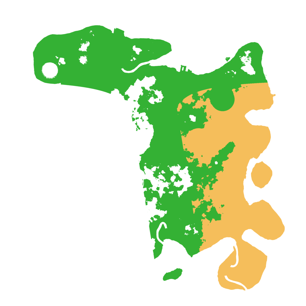Biome Rust Map: Procedural Map, Size: 3400, Seed: 52783948