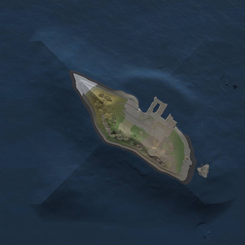 Rust Map: Procedural Map, Size: 1000, Seed: 1488072910, 4 Monuments