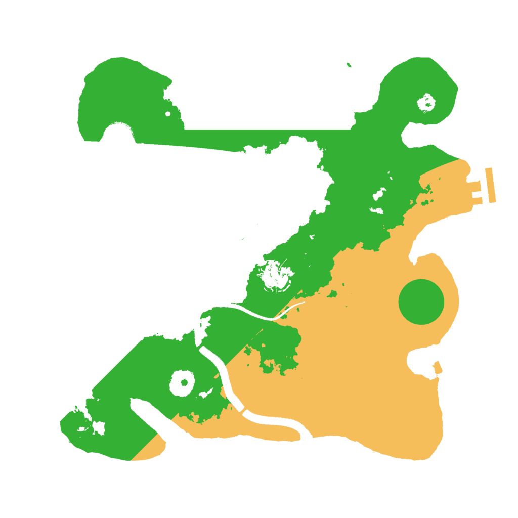Biome Rust Map: Procedural Map, Size: 3000, Seed: 788354781