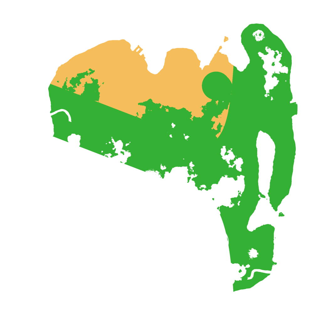 Biome Rust Map: Procedural Map, Size: 3000, Seed: 47588509